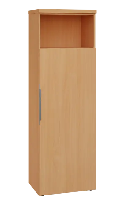 SIN 5 - 6DN kancelářská skříň, 1-dveřová/nika, pravá, 1820x600x400, buk royal